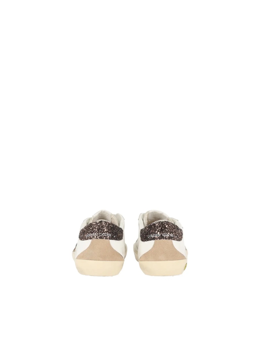 Sneakers SNEAKERS OLD SCHOOL LEATHER UPPER TONGUE AND STRAP HORSY STAR SUEDE SPUR GLITTER HEEL WHITE/LEOPARD/BEIGE/BROWN - Img 4