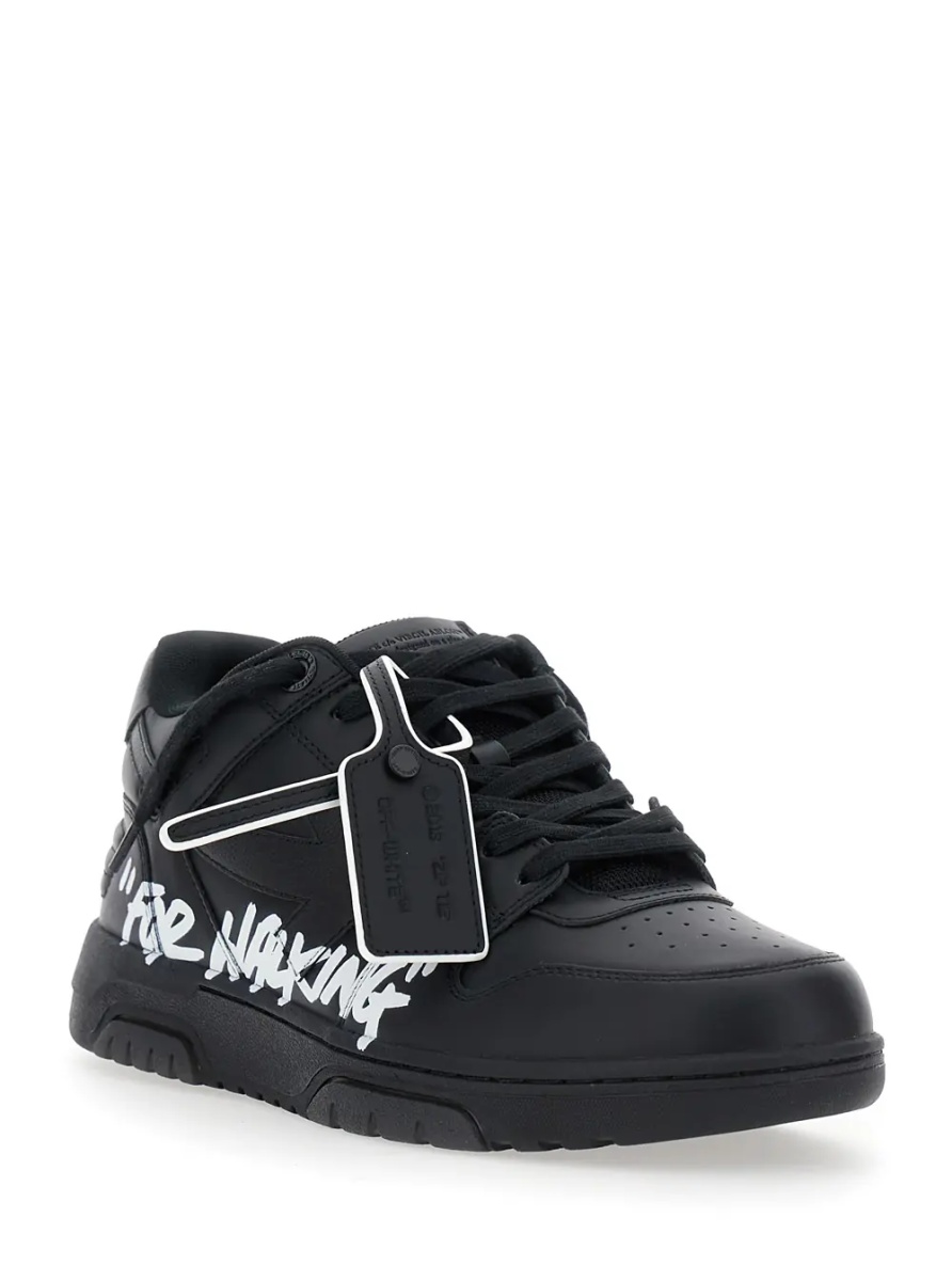 Sneakers Sneakers 'Out Of Office' with Arrow Patch in Black Leather Men - Img 2