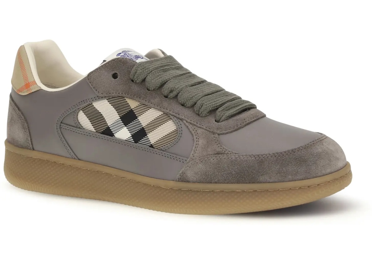 Sneakers Terrace leather and Check Sneakers - Img 2