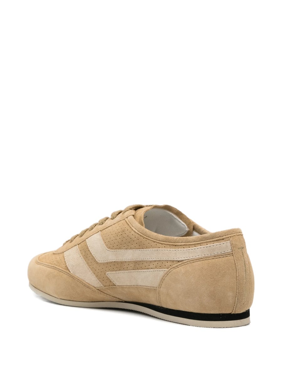 Sneakers Tom Ford neutri din piele intoarsa - Img 3