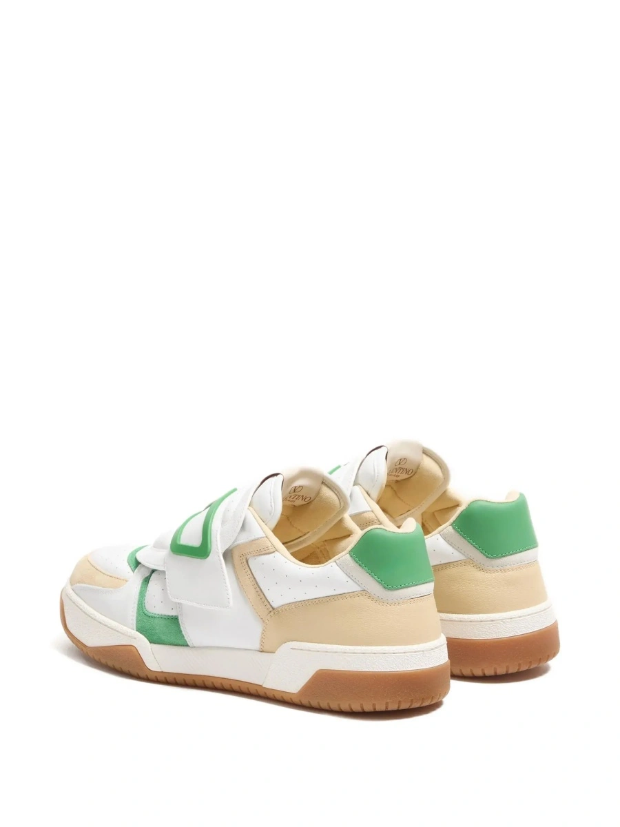 Sneakers Valentino Garavani albi din piele 'Joie de Jouer' - Img 6