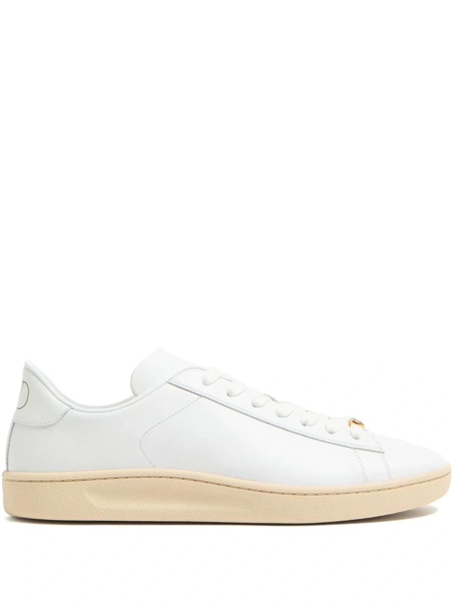 Sneakers Valentino Garavani albi din piele 'Royco' - Img 9