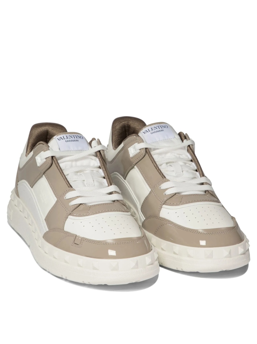 Sneakers Valentino Garavani Rockstud gri din poliuretan si polyester - Img 2