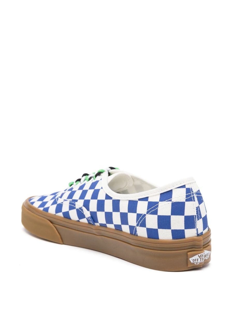 Sneakers Vans albi din material textil - Img 3