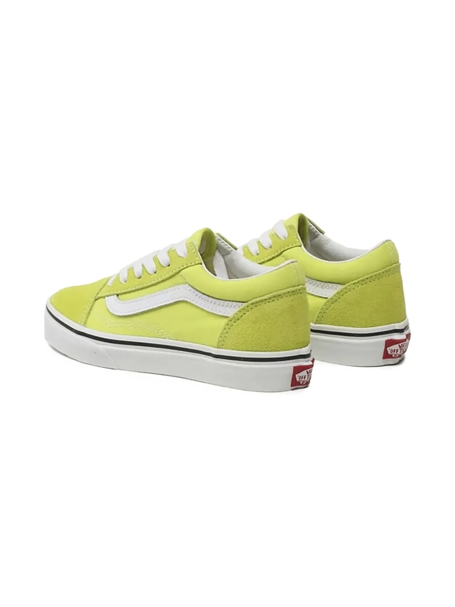 Sneakers Vans galbeni din piele - Img 2