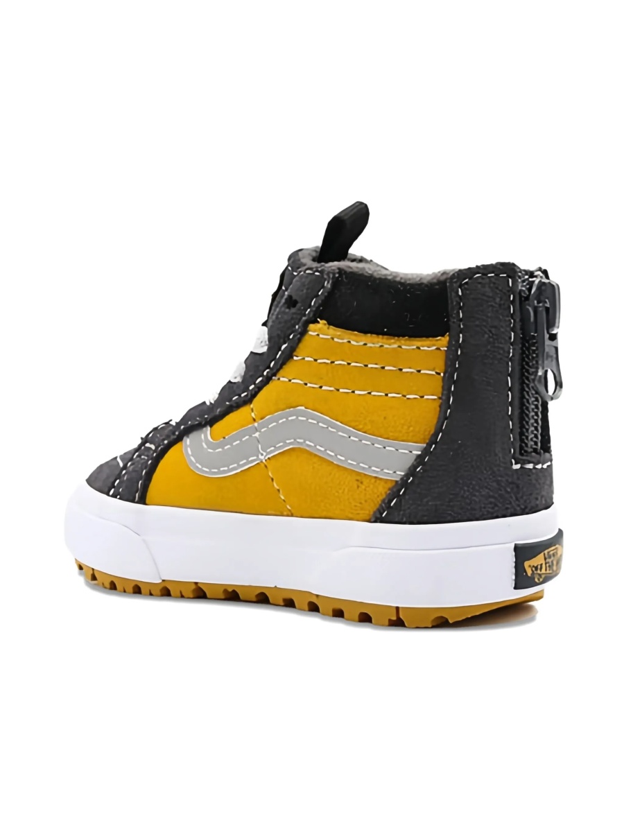 Sneakers Vans galbeni din piele - Img 3
