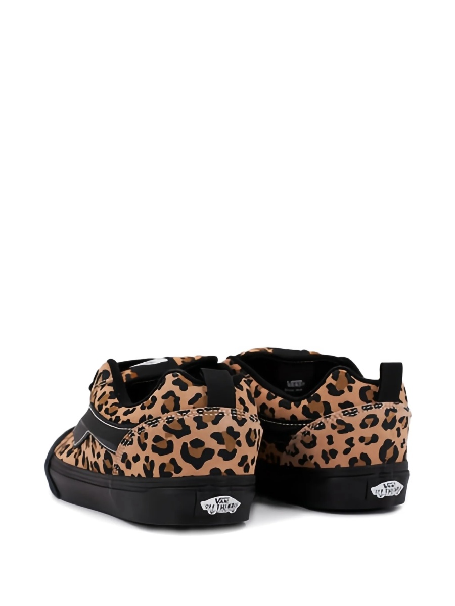 Sneakers Vans maro din piele intoarsa si bumbac - Img 5
