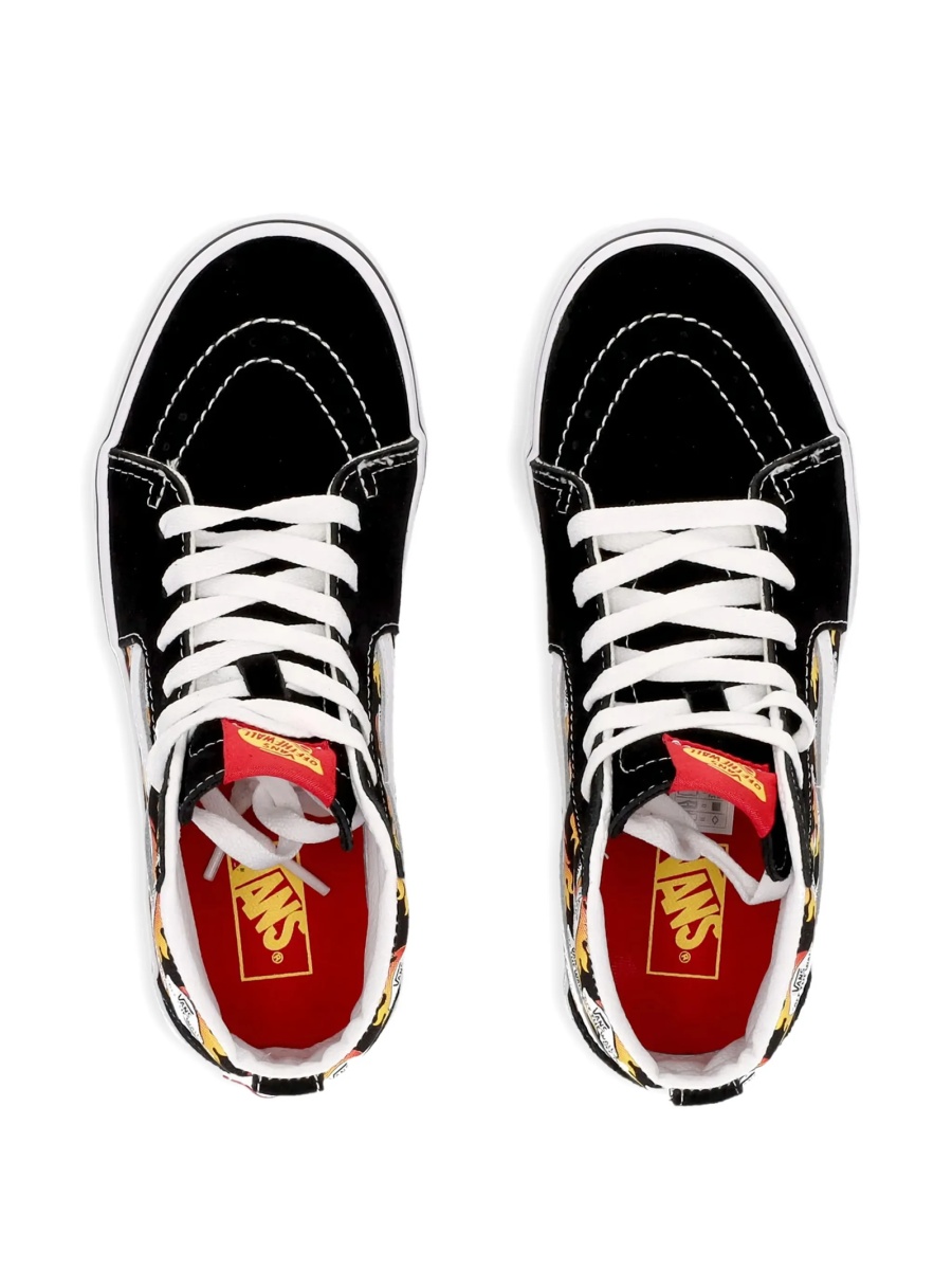 Sneakers Vans negri din material textil si piele intoarsa - Img 4