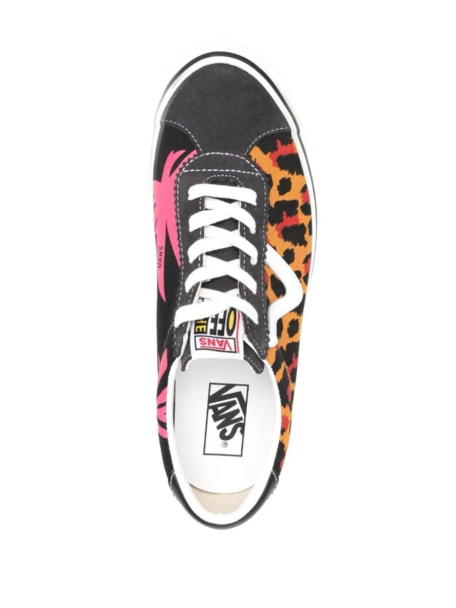 Sneakers Vans negri din material textil - Img 4