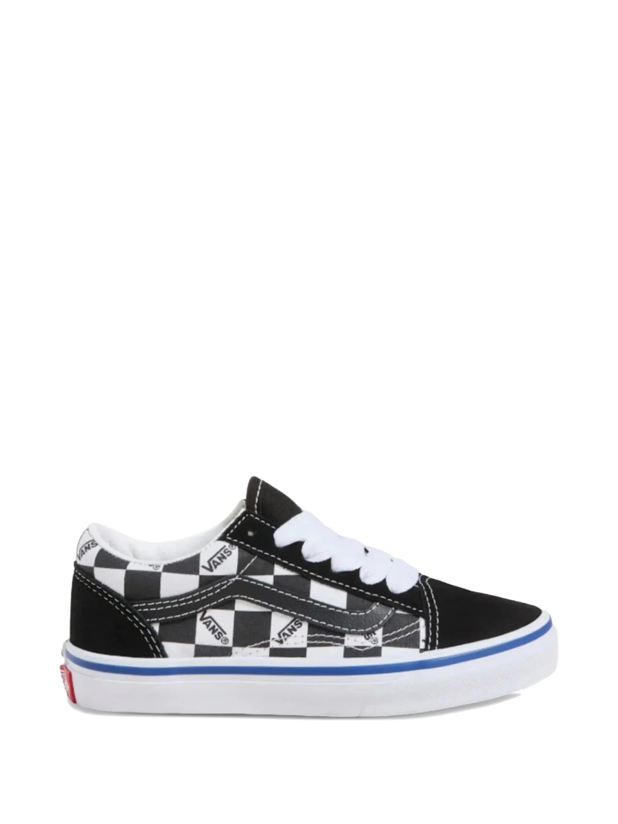 Sneakers Vans negri din piele si piele intoarsa - Img 2