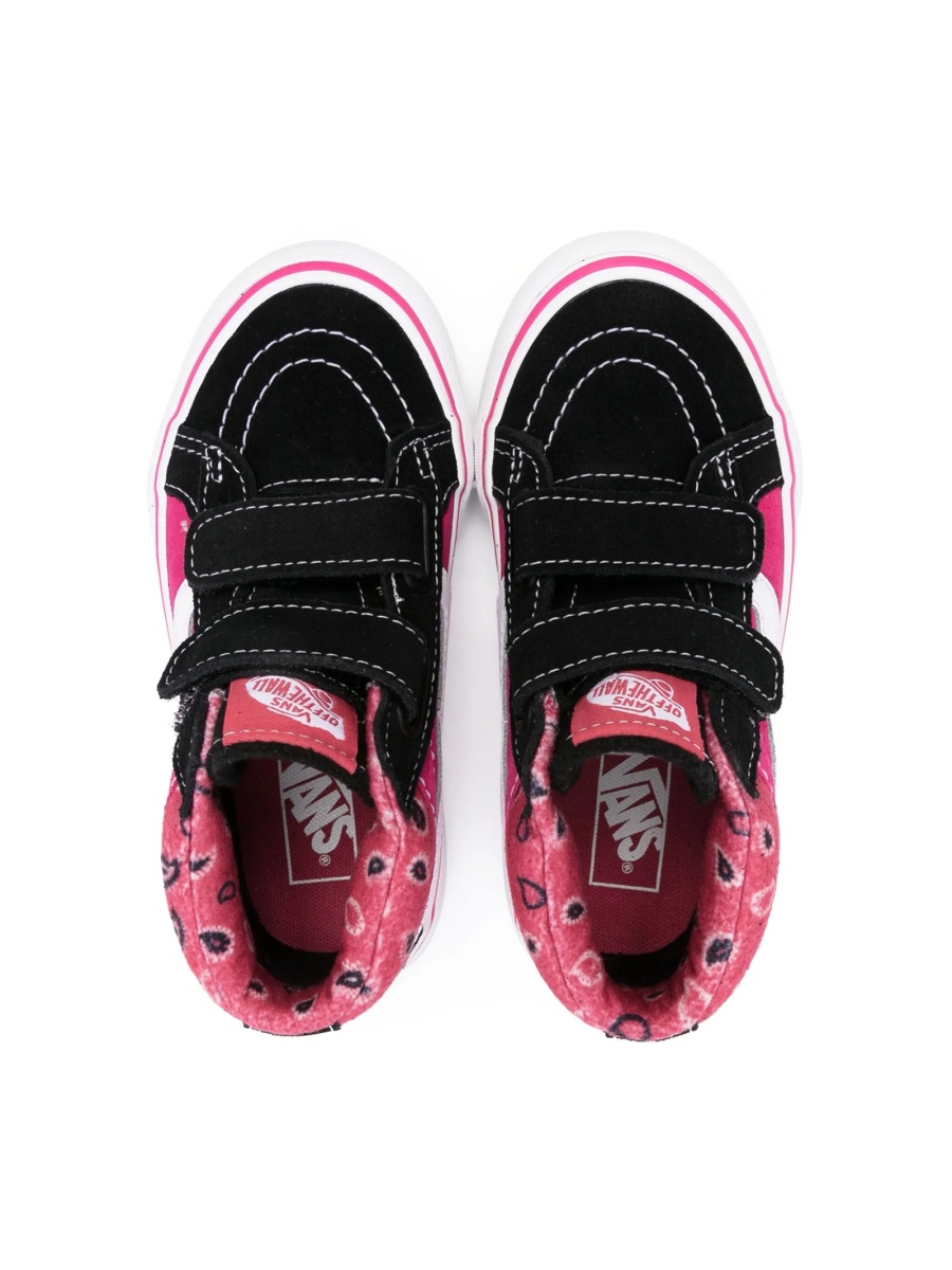 Sneakers Vans roz din material textil si piele intoarsa - Img 3