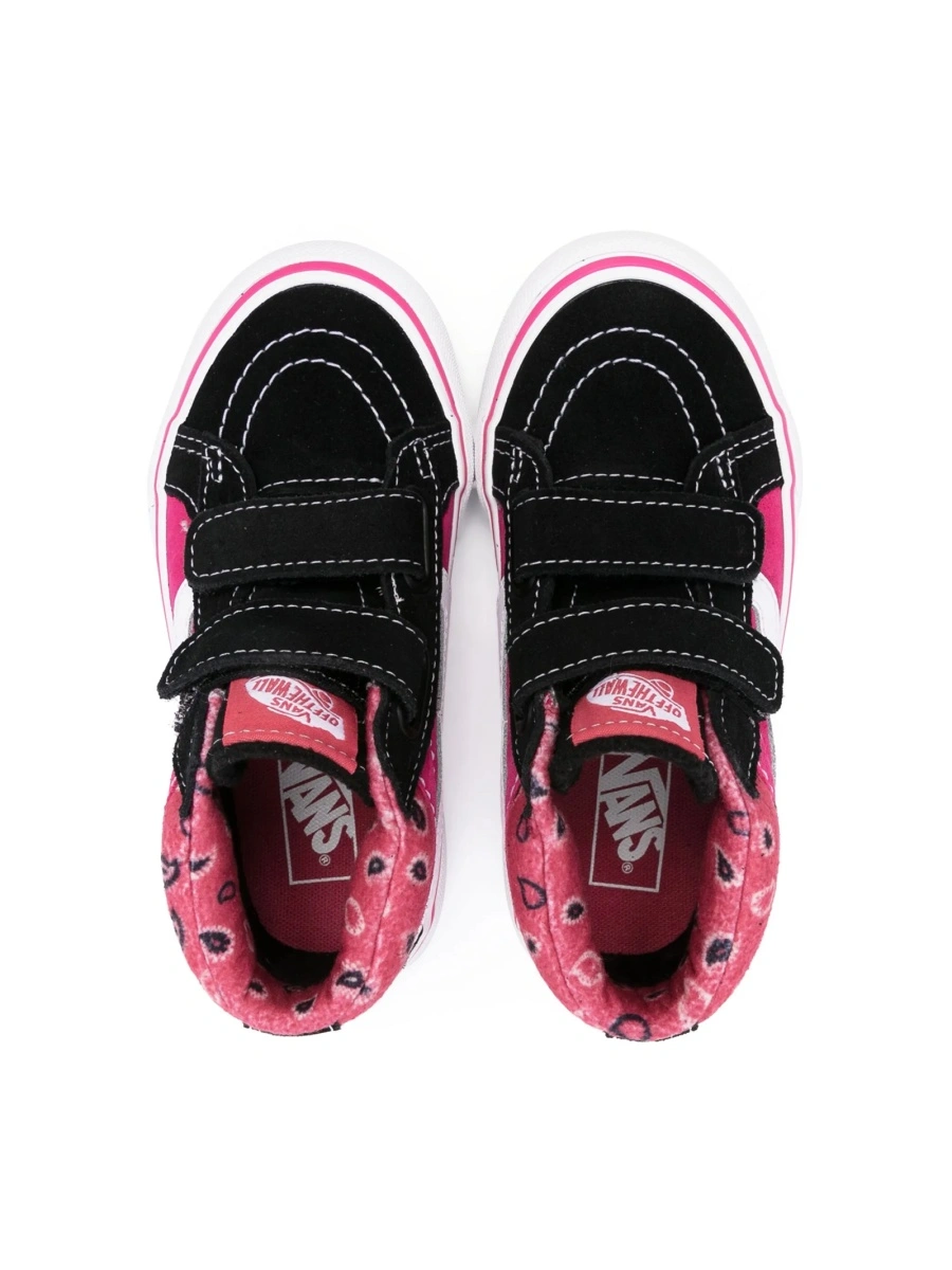 Sneakers Vans roz din material textil si piele intoarsa - Img 3