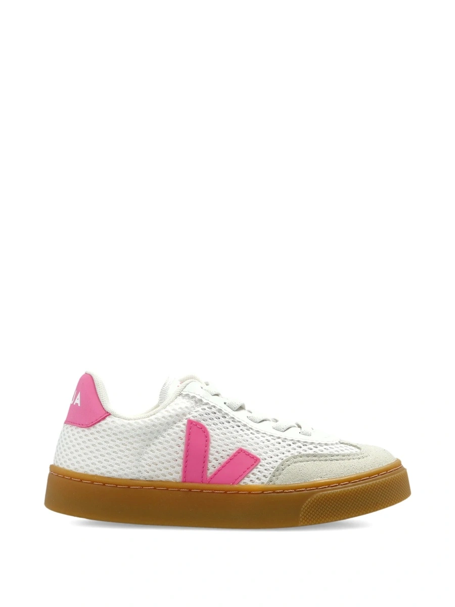 Sneakers VEJA albi din poliester reciclat - Img 2