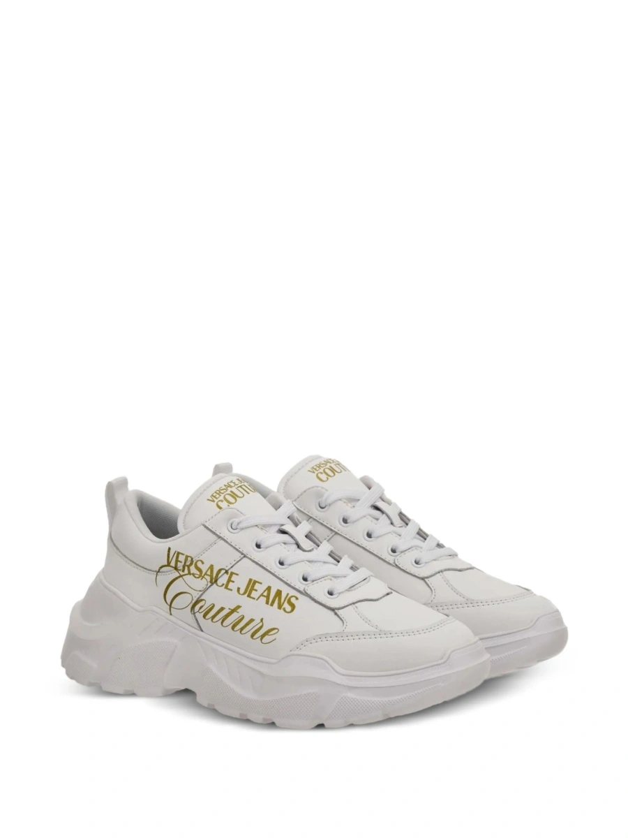 Sneakers Versace Jeans Couture albi din poliuretan - Img 2