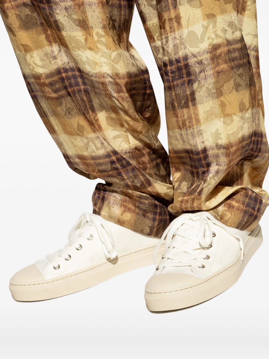 Sneakers Vivienne Westwood albi din bumbac organic - Img 5