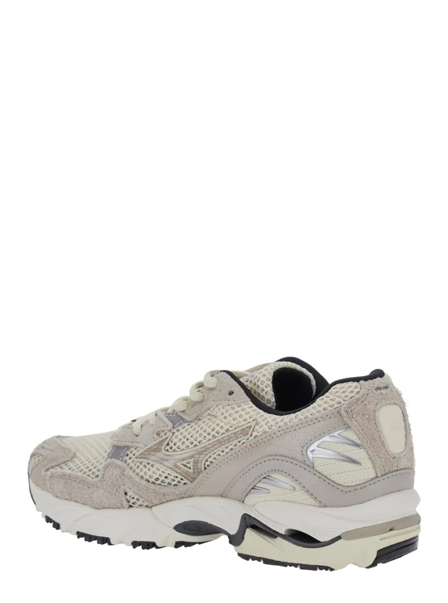 Sneakers WAVE RIDER 10 Shoes with cushioning sole and Tech Fabric upper, Beige, unisex - Img 3