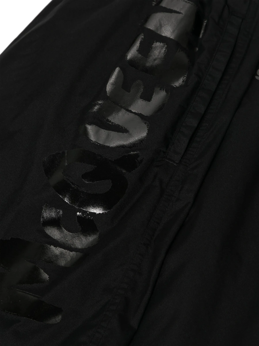 Sort de baie Alexander McQueen negru din poliamida - Img 3