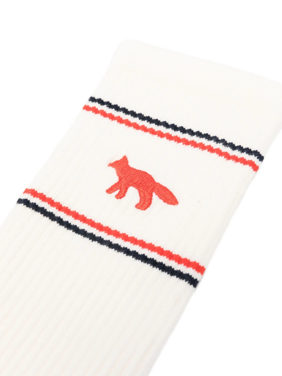 Sosete Autry X Maison Kitsune albe - Img 2