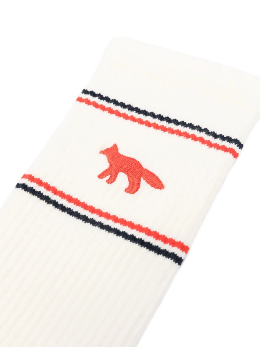 Sosete Autry X Maison Kitsune albe - Img 2