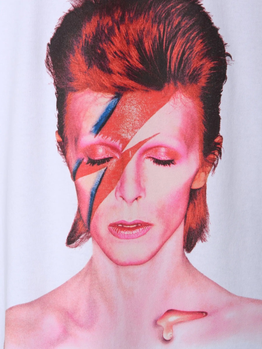 T-Shirt Con Logo E Stampa Bowie - Img 4