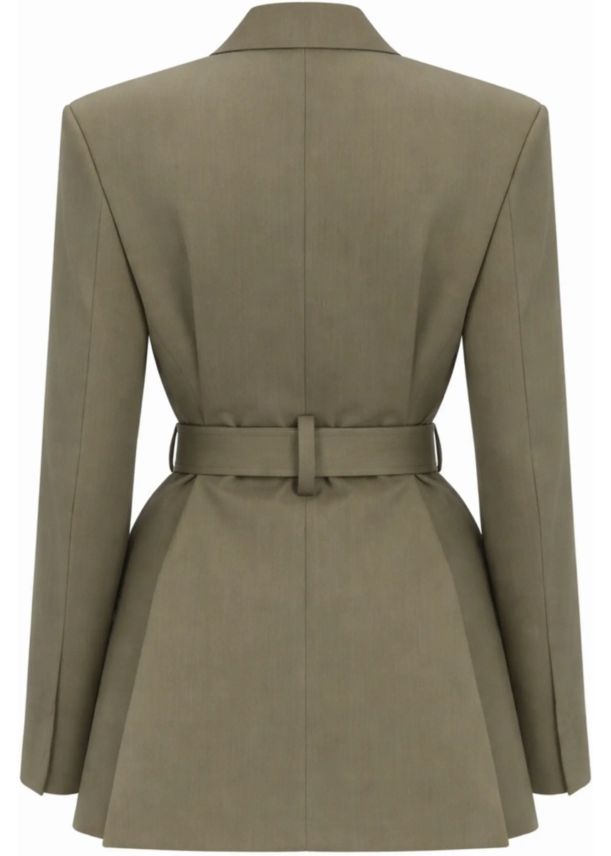 Tailored Blazer With Belt - Img 3