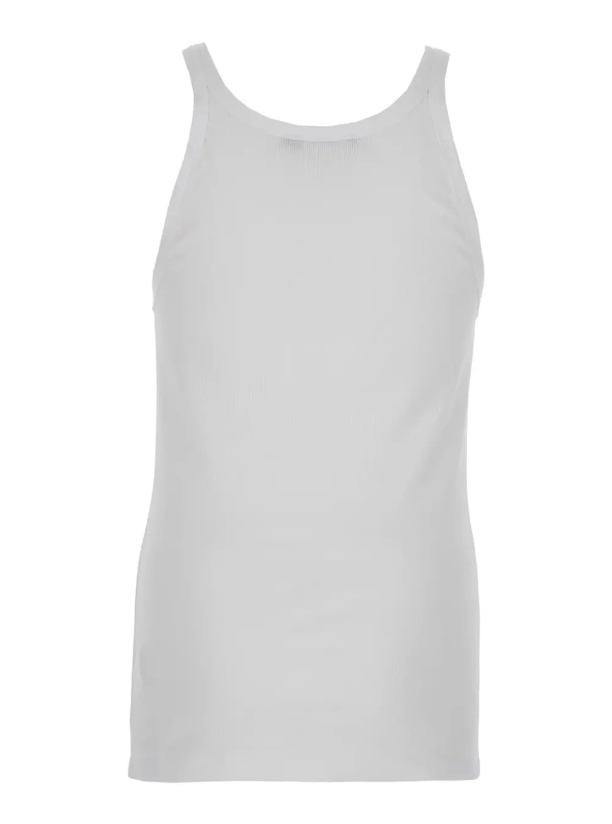 Top Dolce &amp; Gabbana alb din bumbac - Img 2