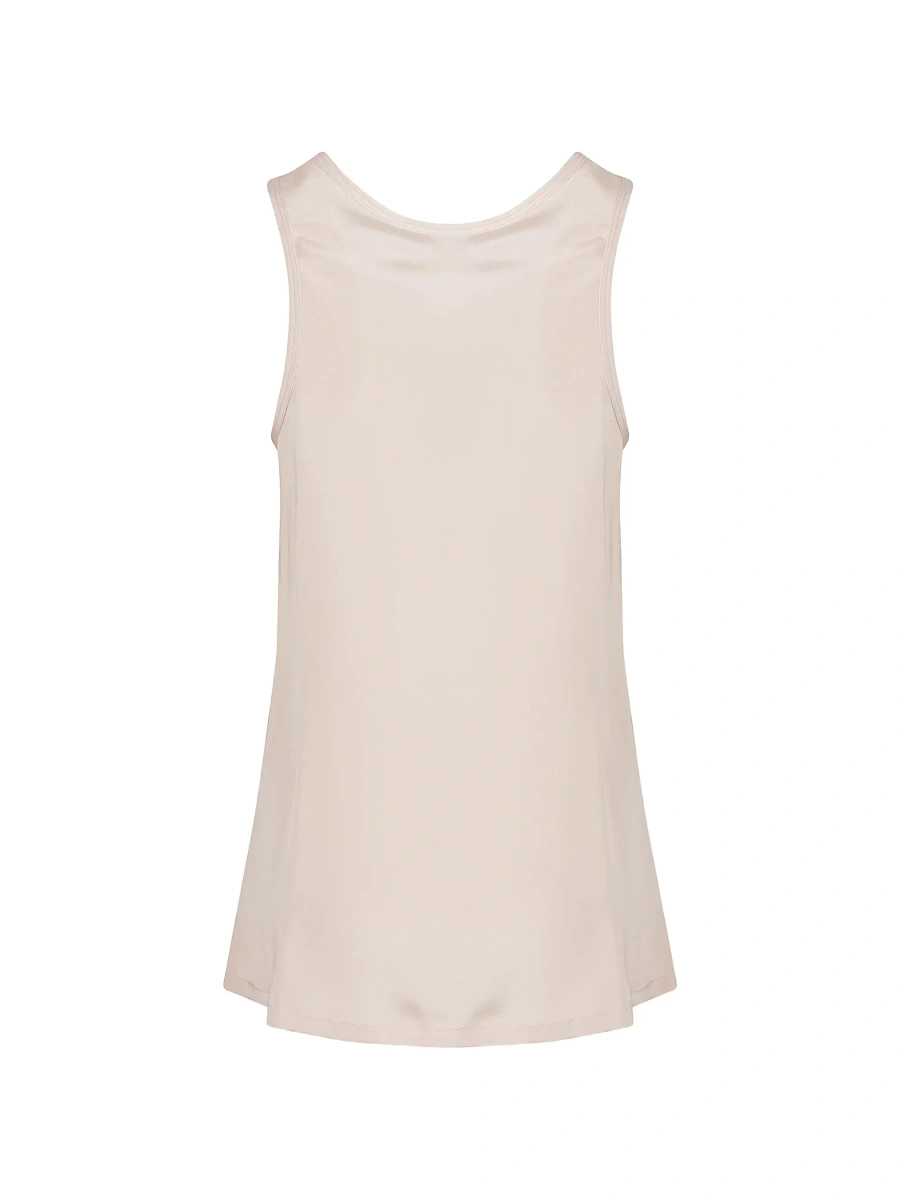 Top Max Mara bej din matase - Img 4