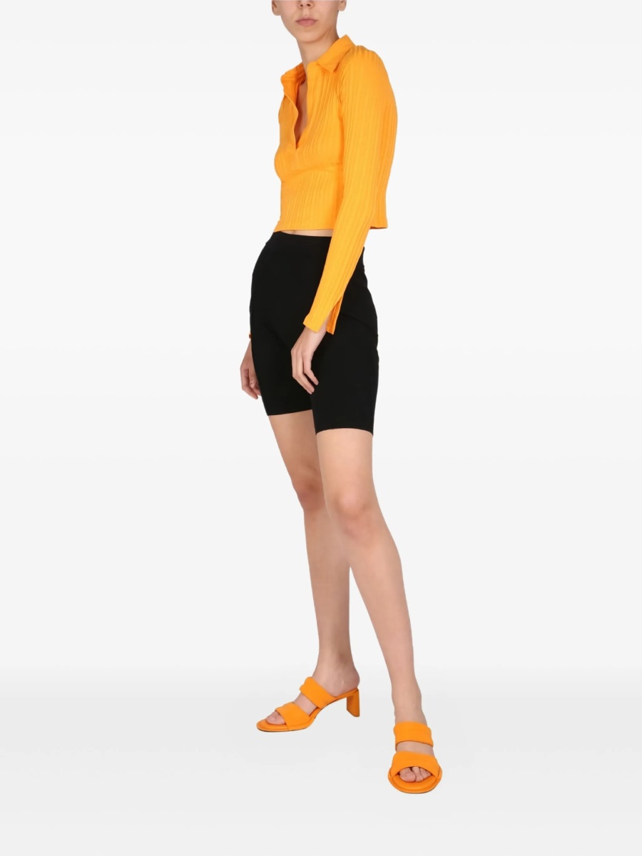Top tricotat HELMUT LANG galben - Img 2