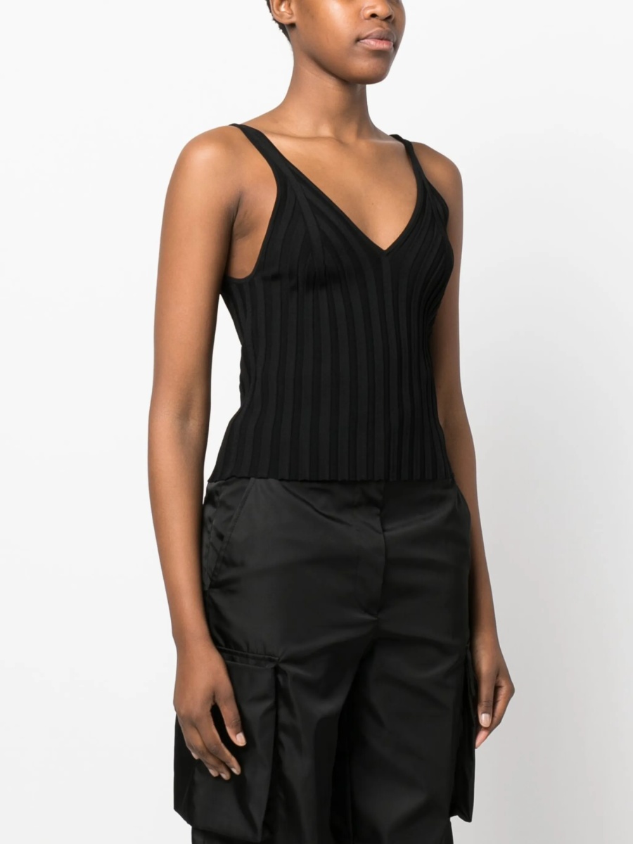 Top tricotat HELMUT LANG negru - Img 3