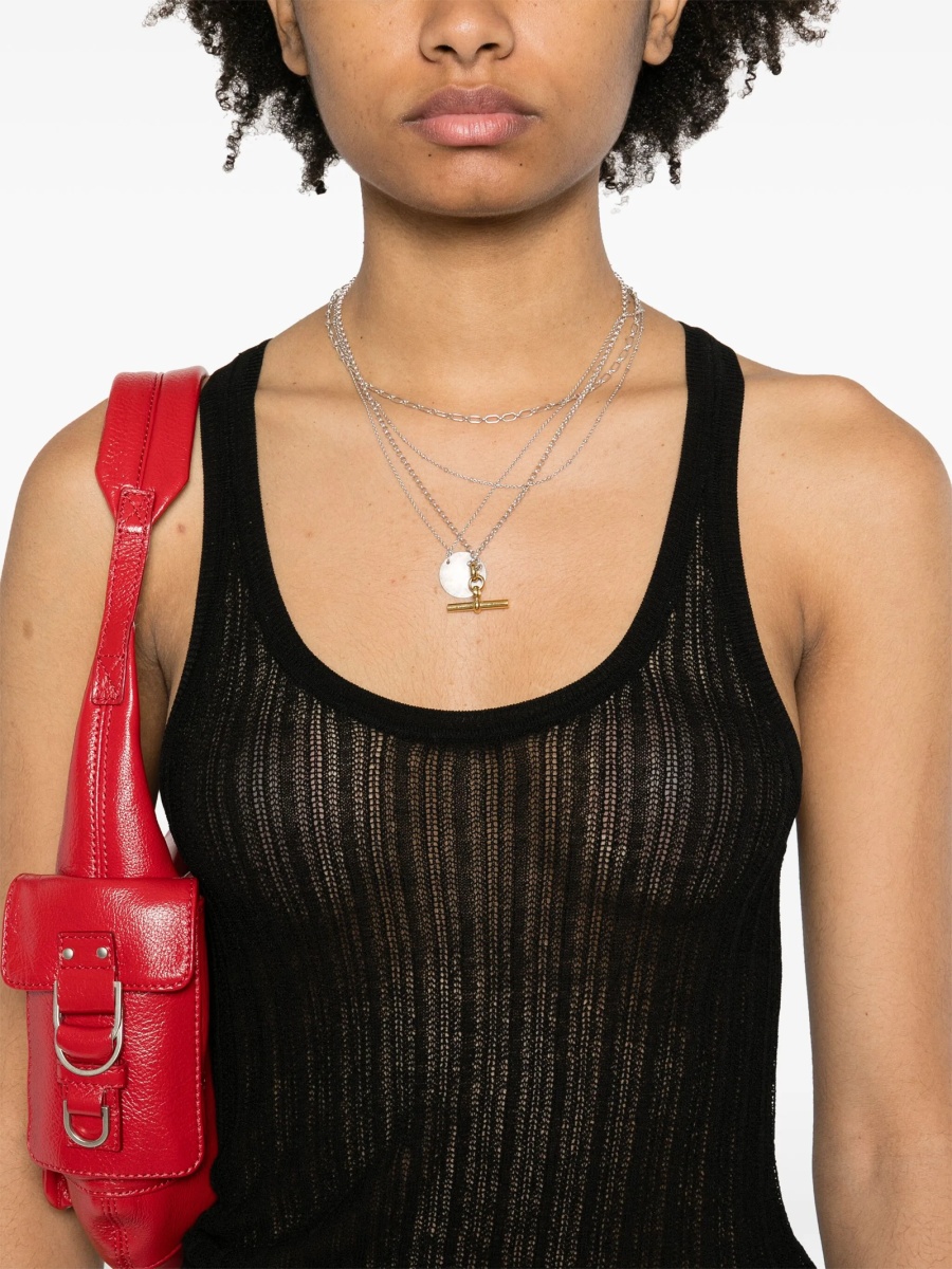 Top tricotat Isabel Marant negru - Img 5