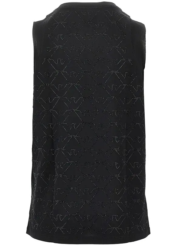 Topuri Jersey top with strass Eagle motif - Img 3