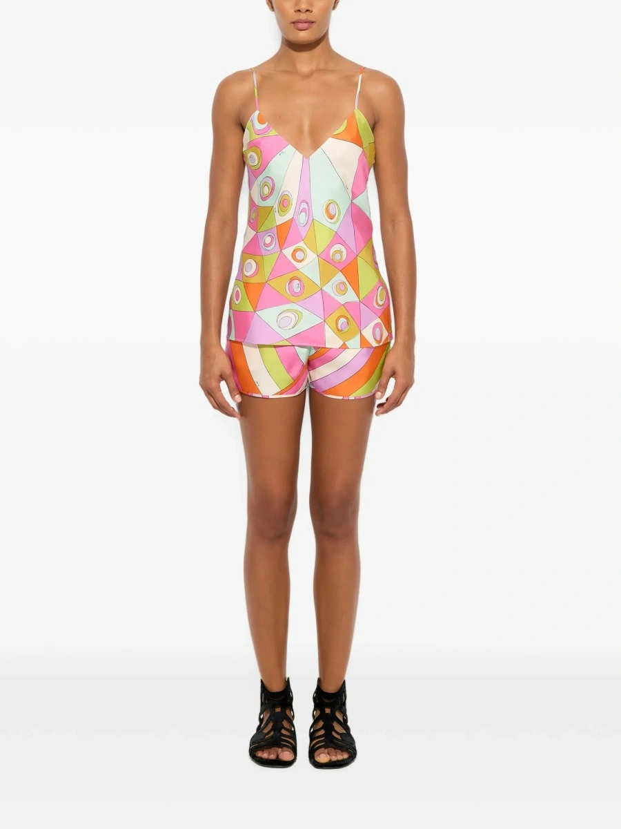 Topuri Top characterized by a lively and refined design in Tech Fabric multicolor for women - Img 6