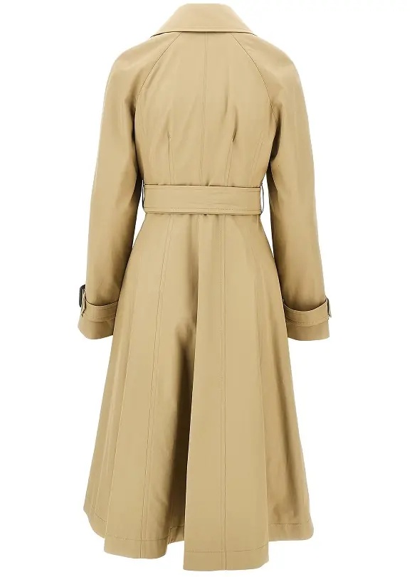 Trenciuri Gabardine fit-and-flare Ellingham car coat - Img 3