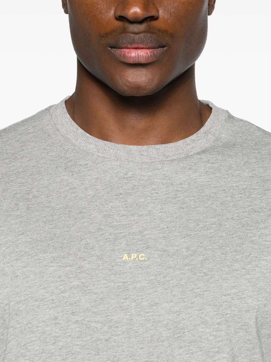 Tricou A.P.C. gri - Img 5