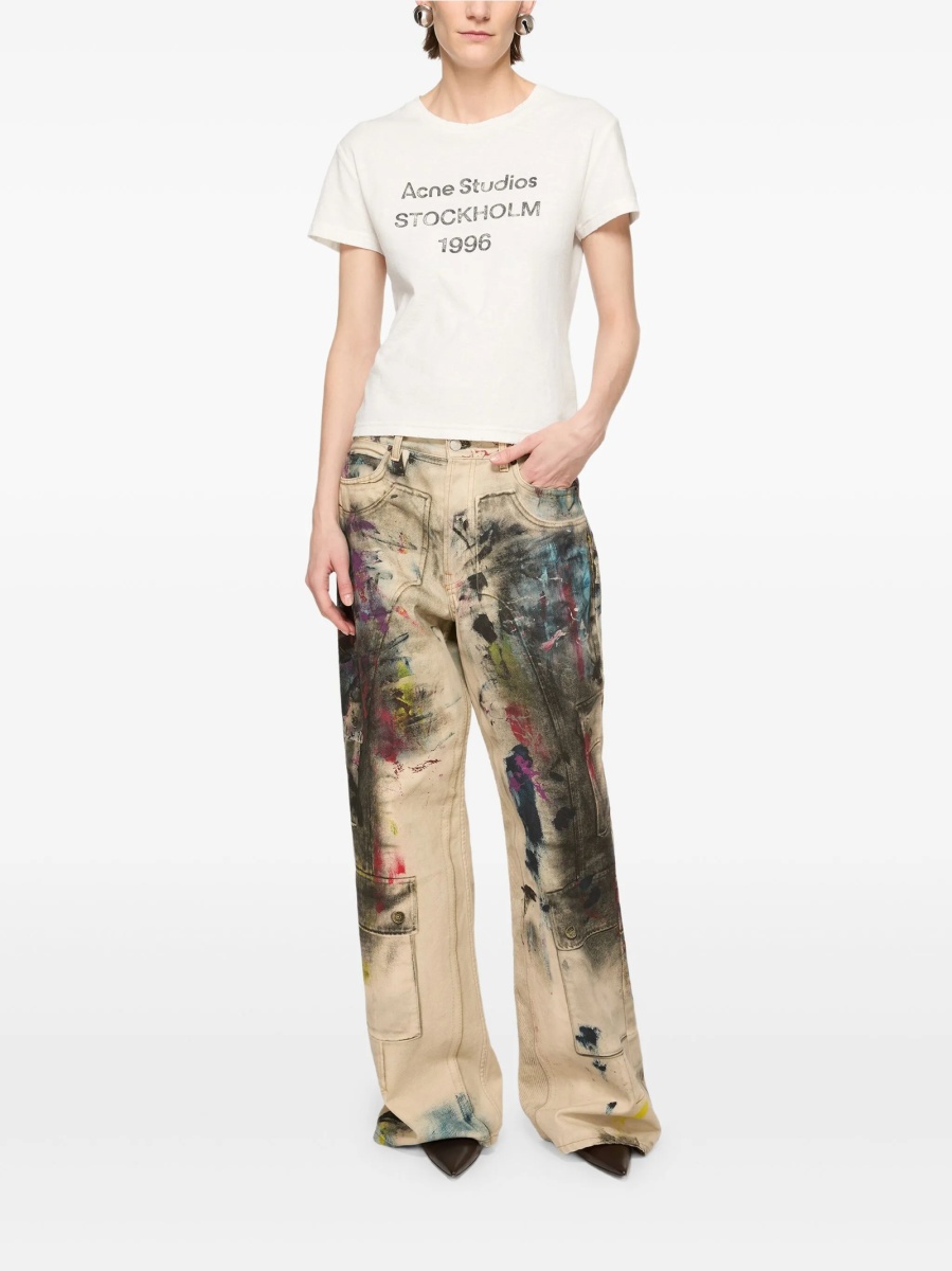 Tricou Acne Studios alb - Img 3