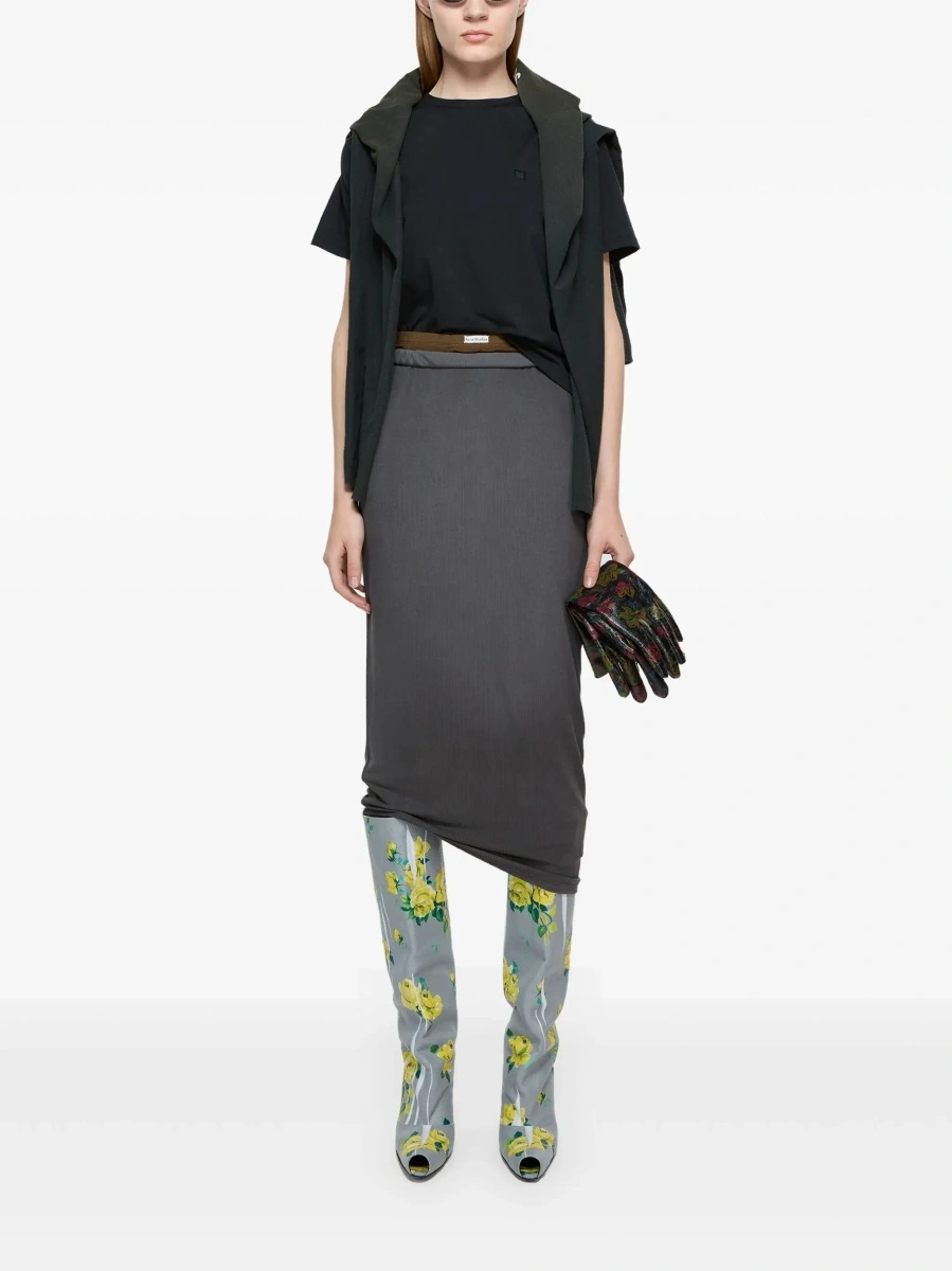 Tricou Acne Studios negru din bumbac - Img 5