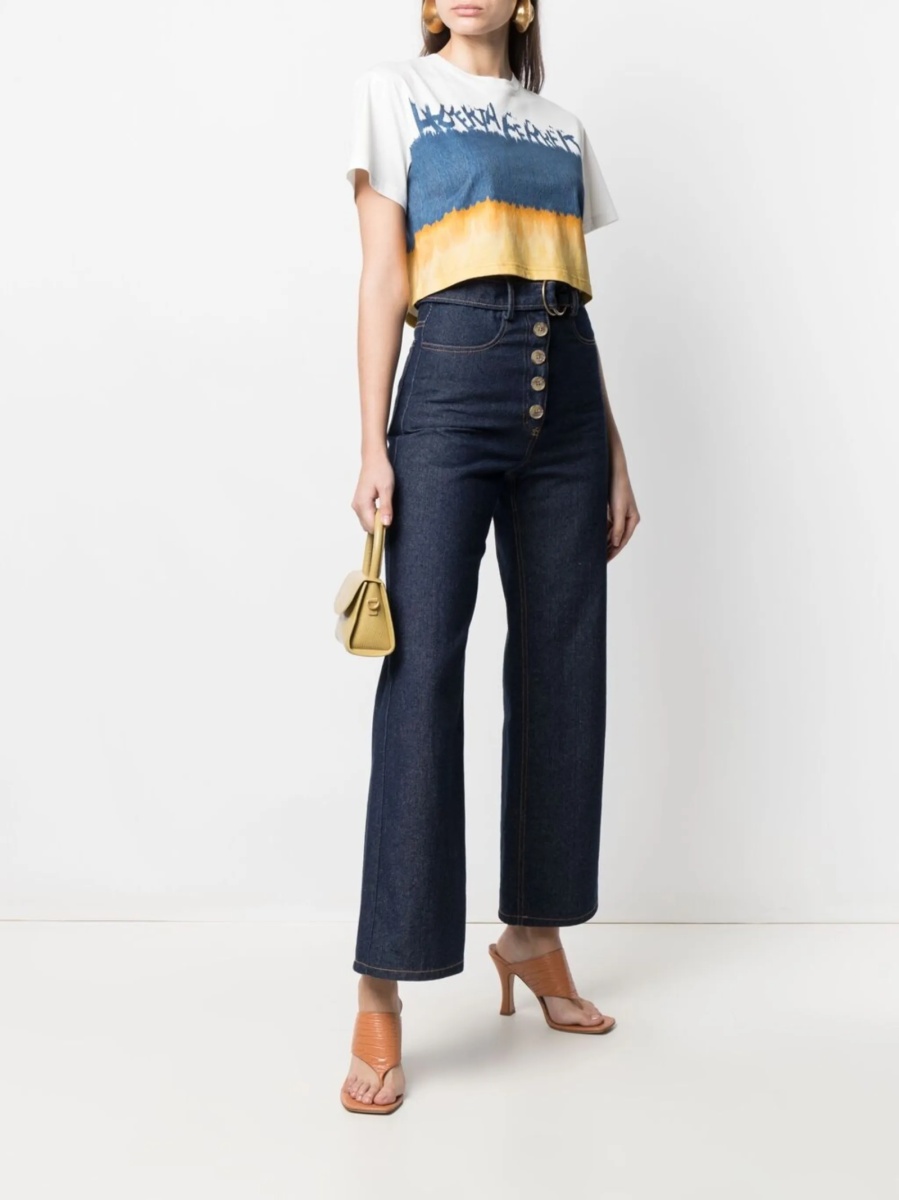 Tricou Alberta Ferretti albastru - Img 2