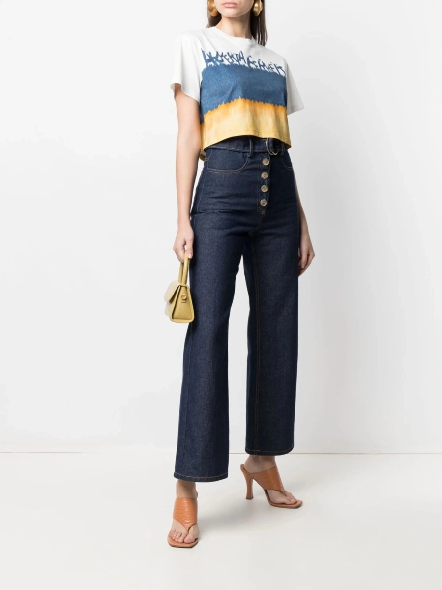 Tricou Alberta Ferretti albastru - Img 2