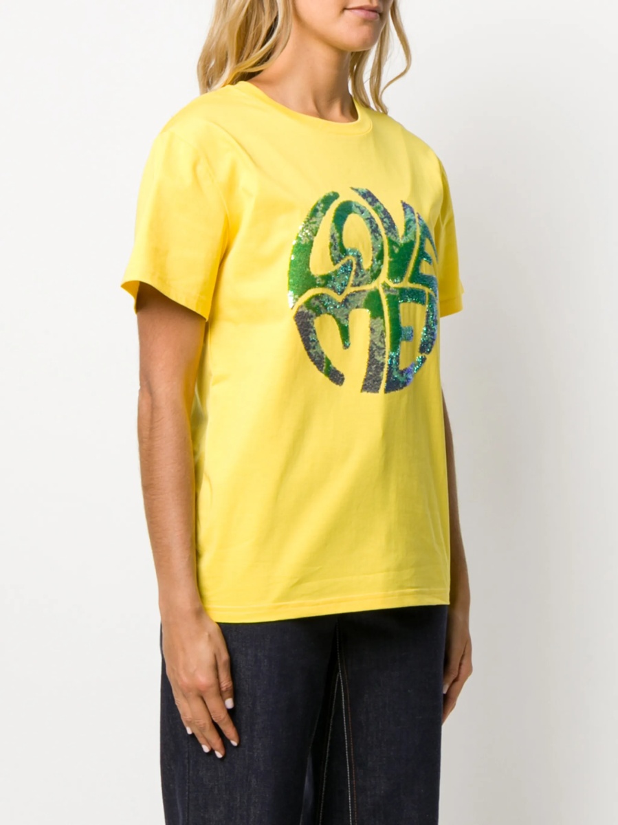 Tricou Alberta Ferretti galben - Img 3