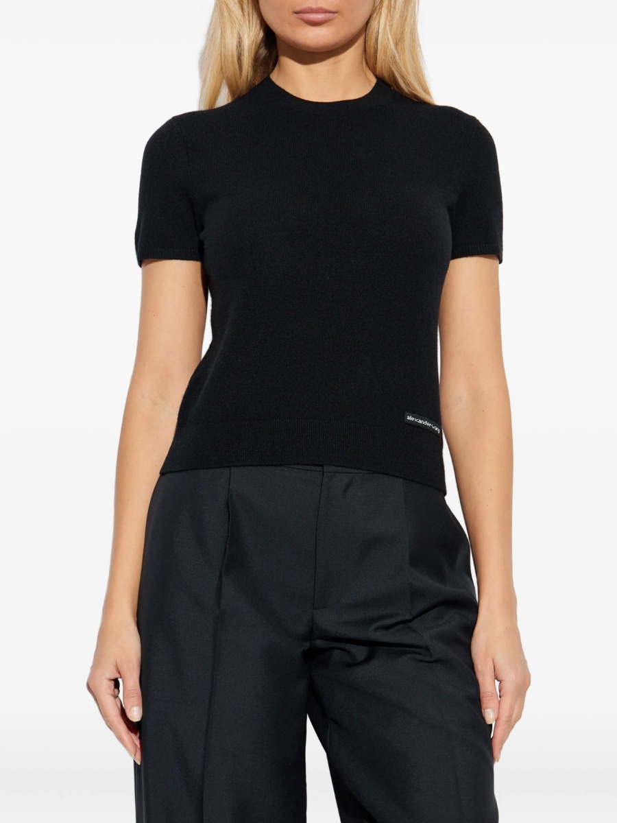 Tricou Alexander Wang negru - Img 3