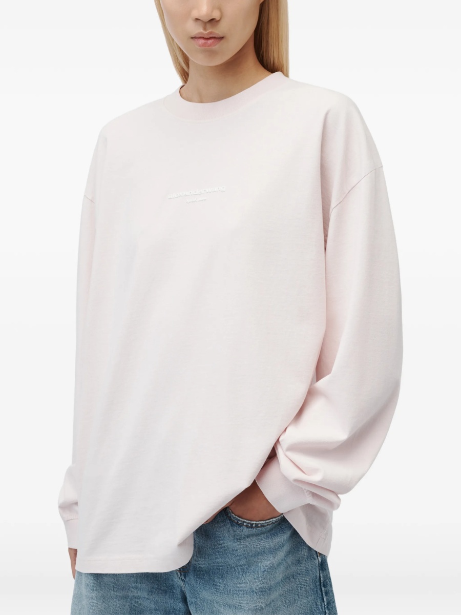 Tricou Alexander Wang roz - Img 4
