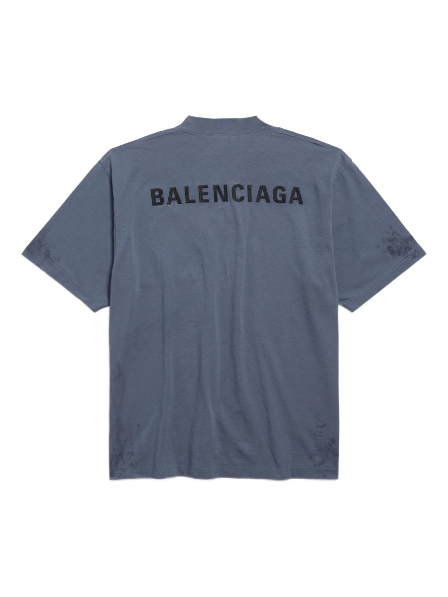 Tricou Balenciaga albastru - Img 4