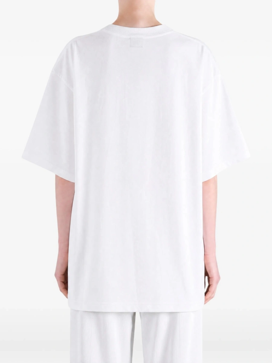 Tricou Balenciaga alb - Img 4