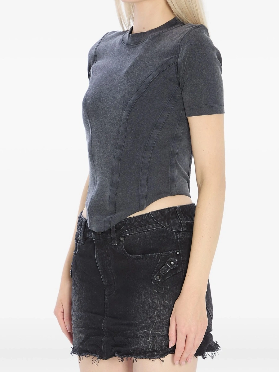 Tricou Balenciaga gri - Img 2
