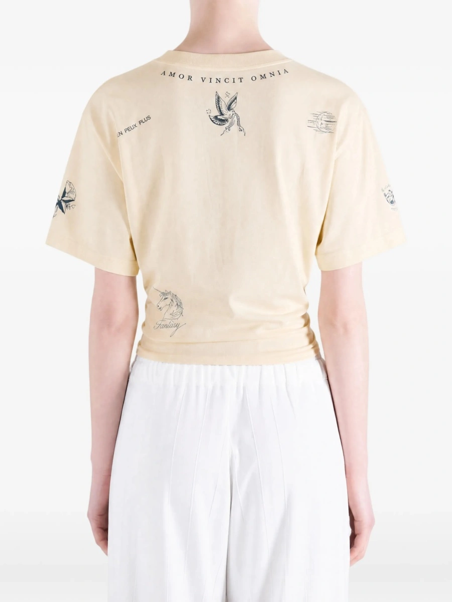 Tricou Balenciaga neutru - Img 4