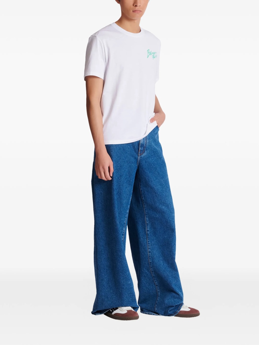 Tricou Balmain alb - Img 3
