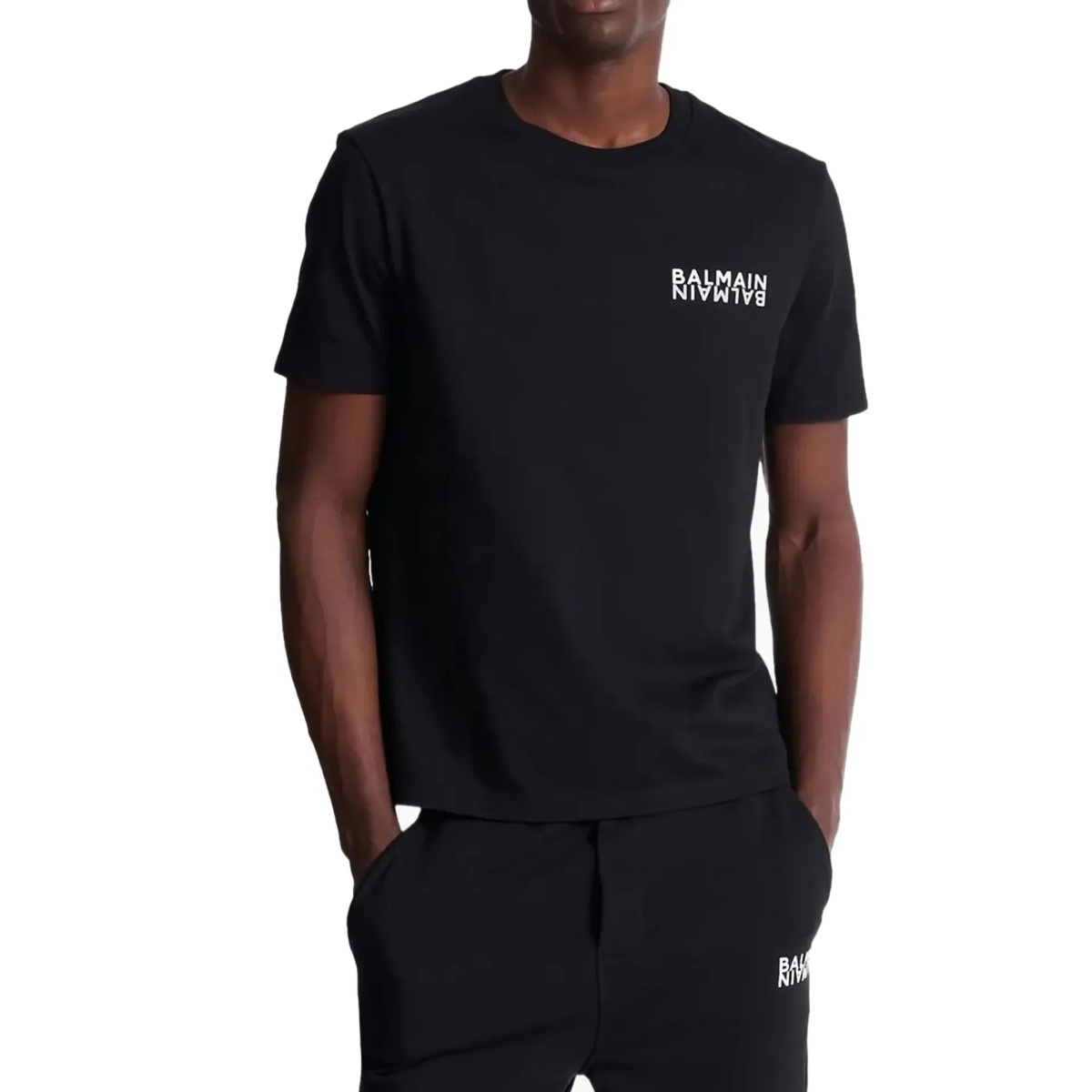 Tricou Balmain logo-print T-shirt - Img 2