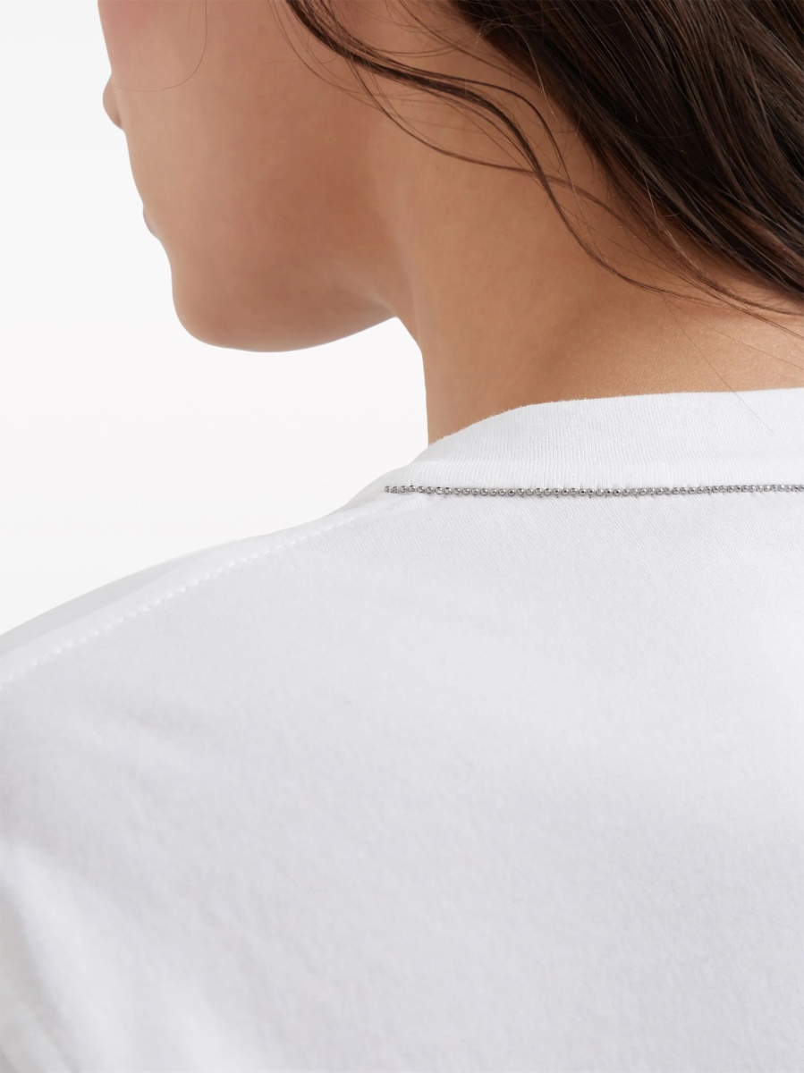 Tricou Brunello Cucinelli alb - Img 5