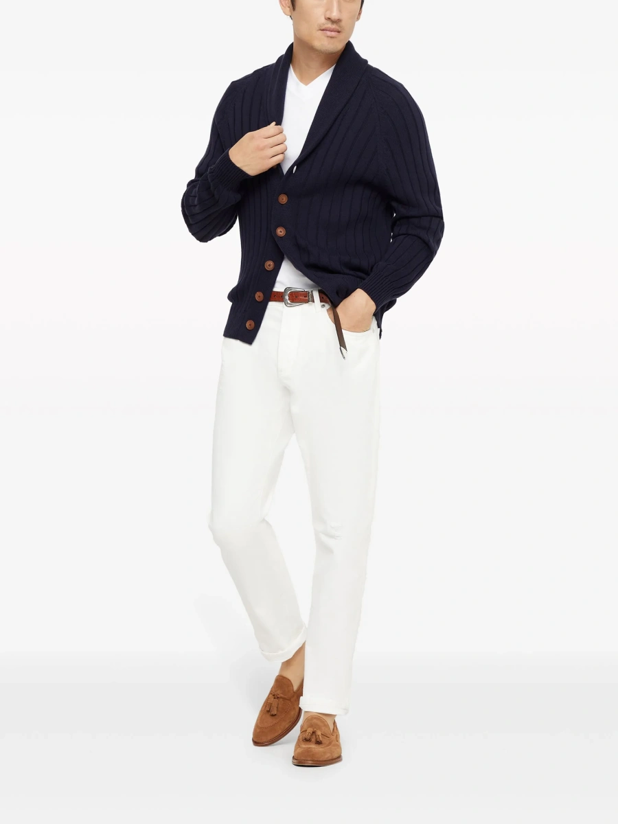 Tricou Brunello Cucinelli alb - Img 2