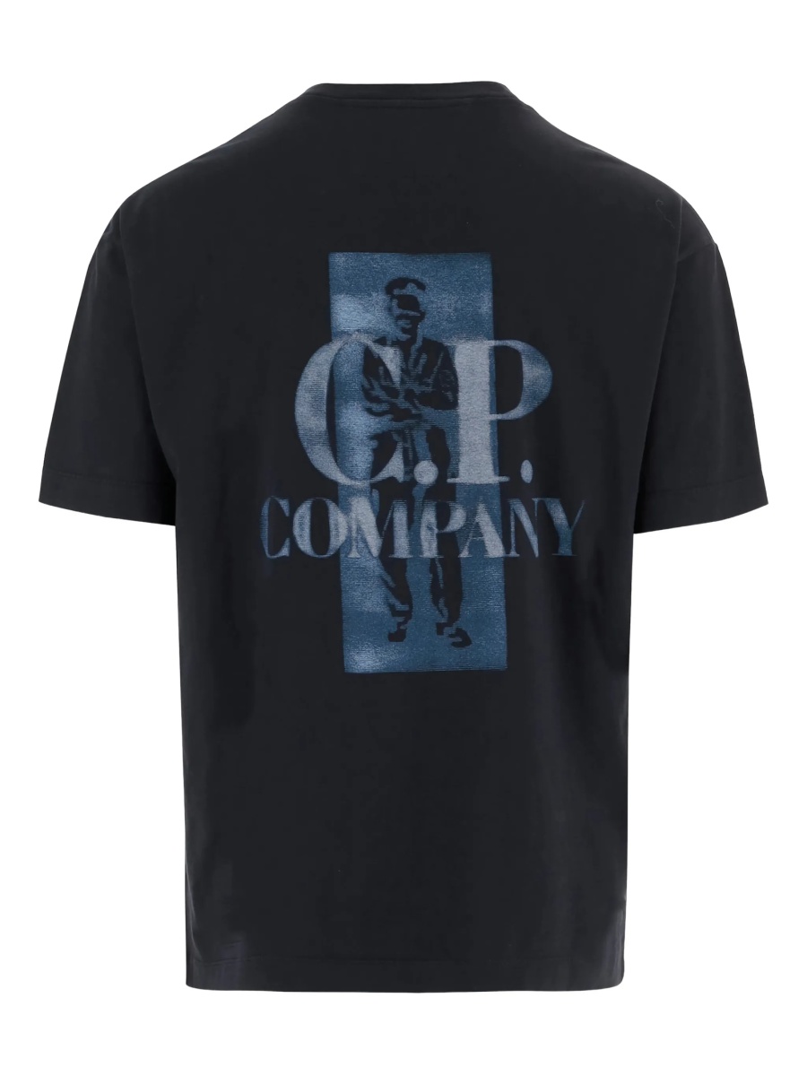 Tricou C.P. Company negru - Img 2